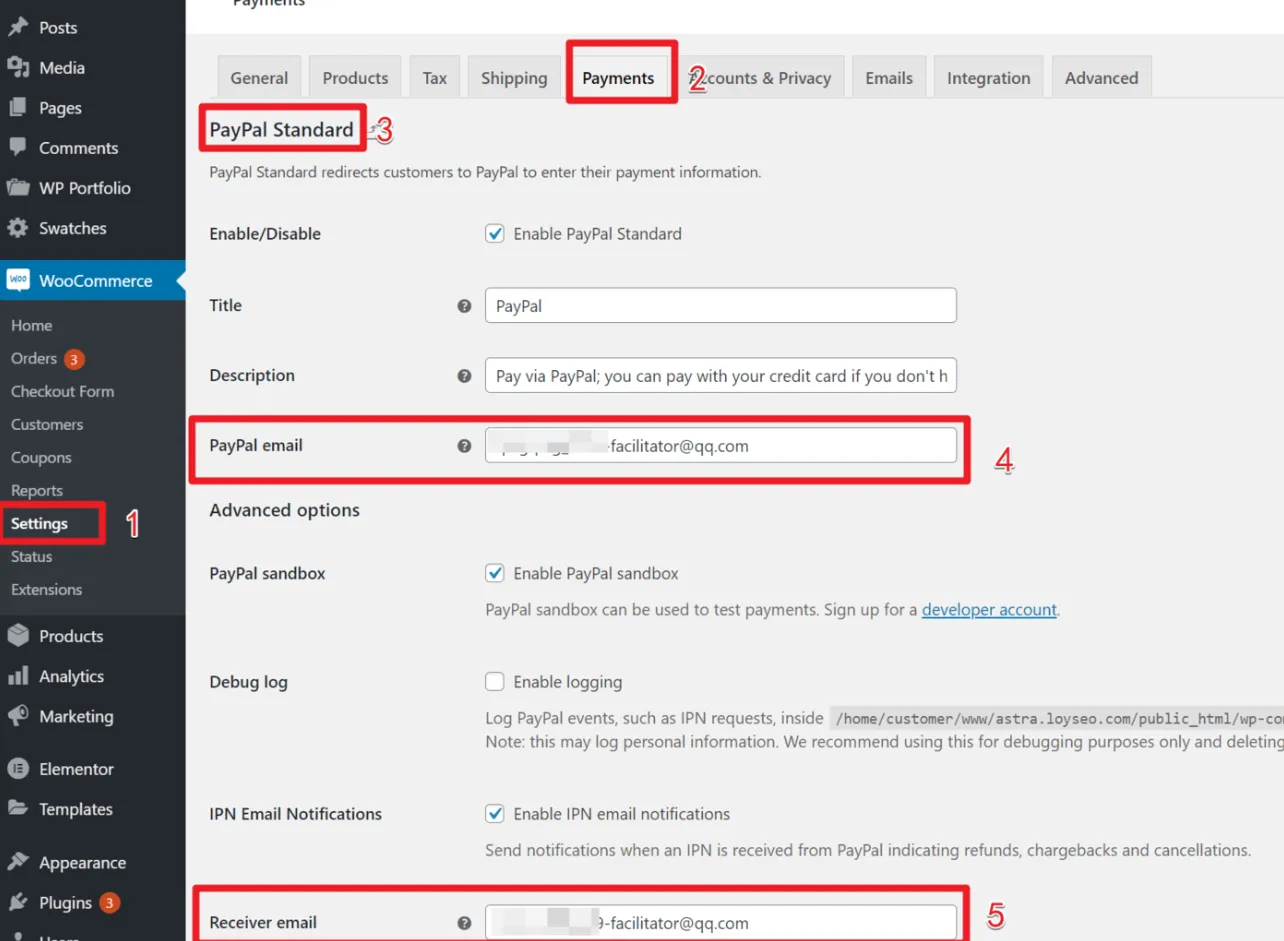 paypal Sandbox 沙盒模式
