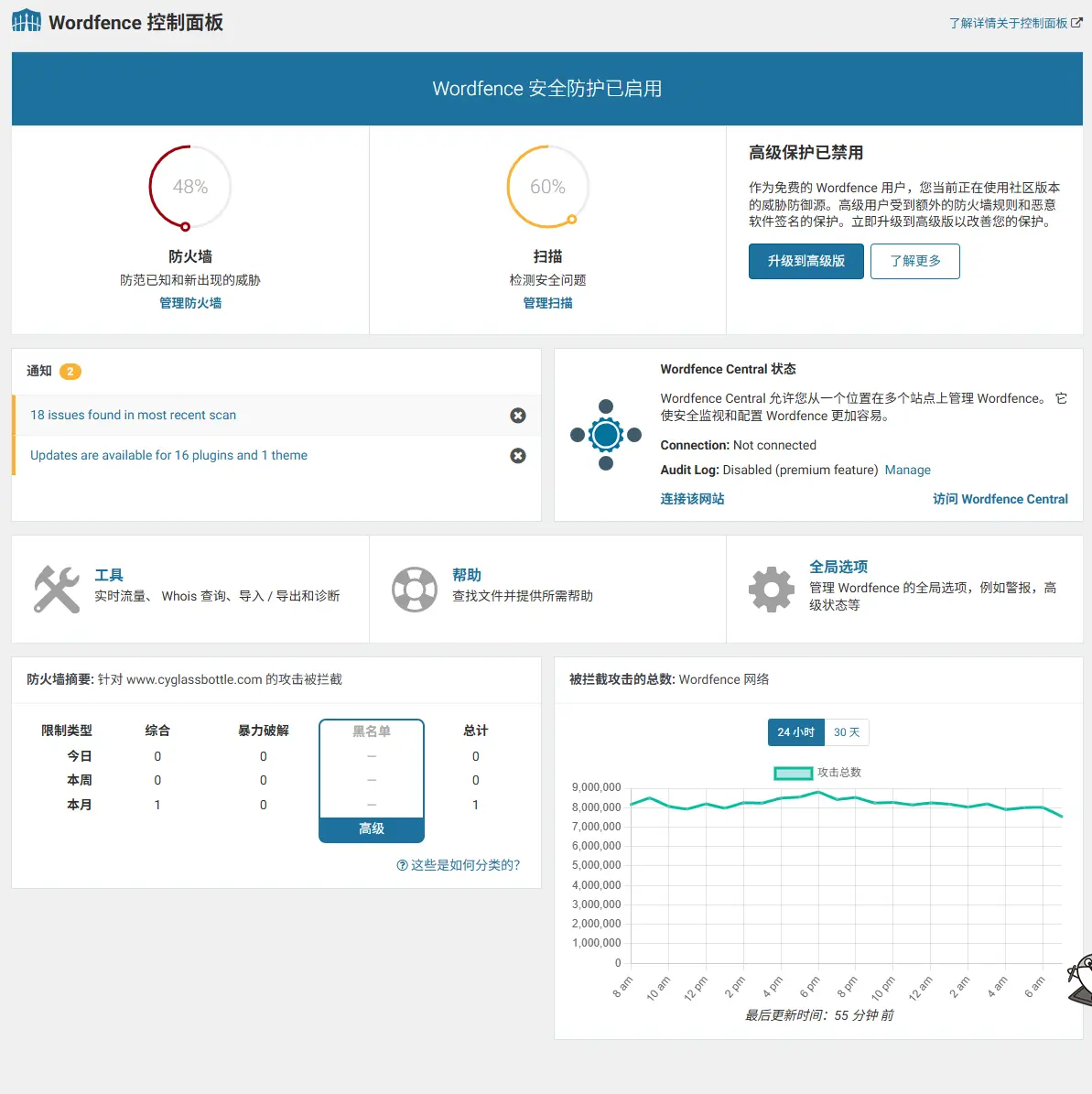 WordFence 基本设置
