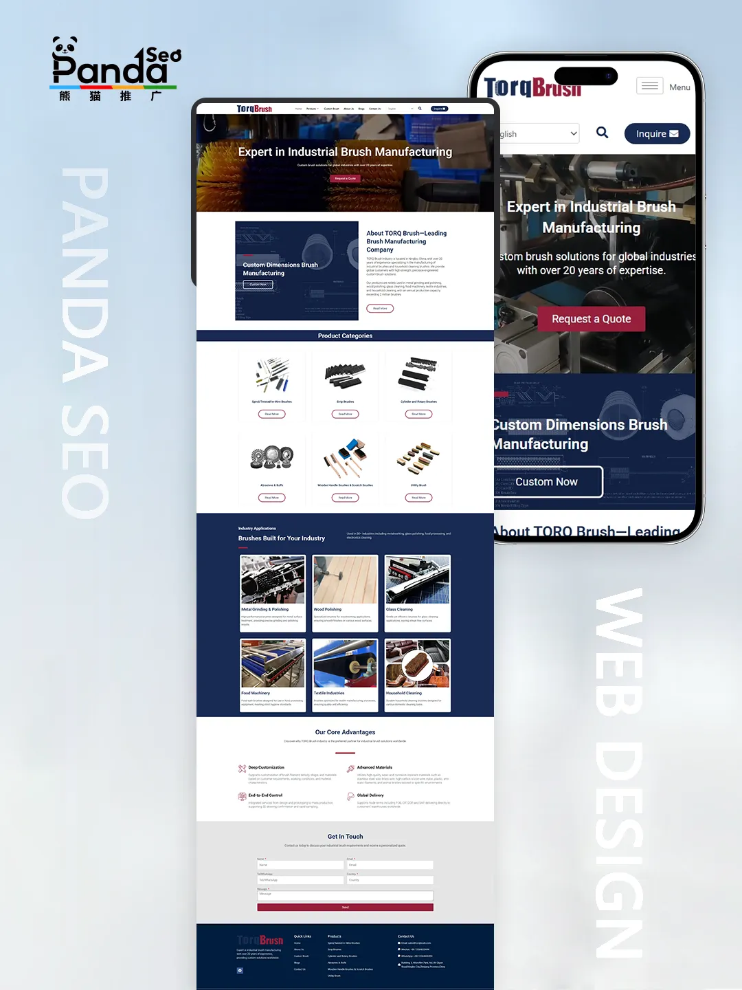 Zhejiang Foreign Trade Case Study Industrial Brushes01