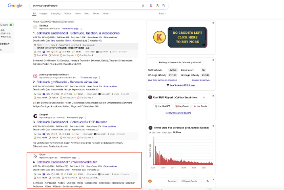 珠宝饰品批发行业网站推广建议-Google Ads分析