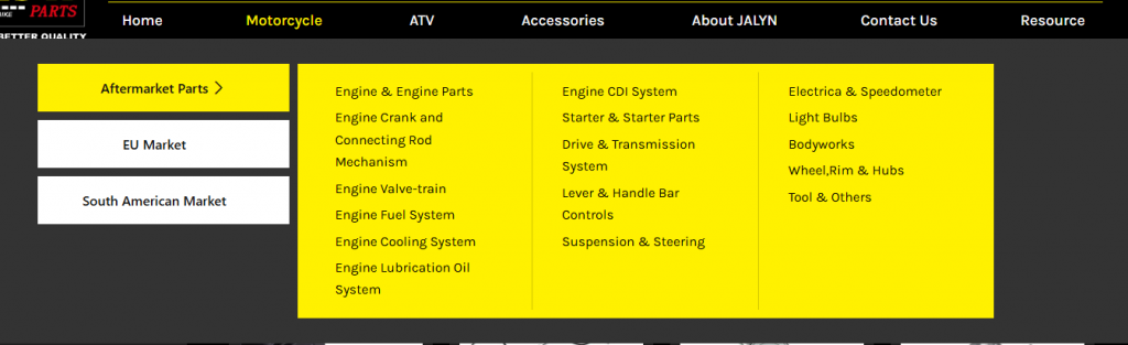 WordPress多分类下拉菜单效果