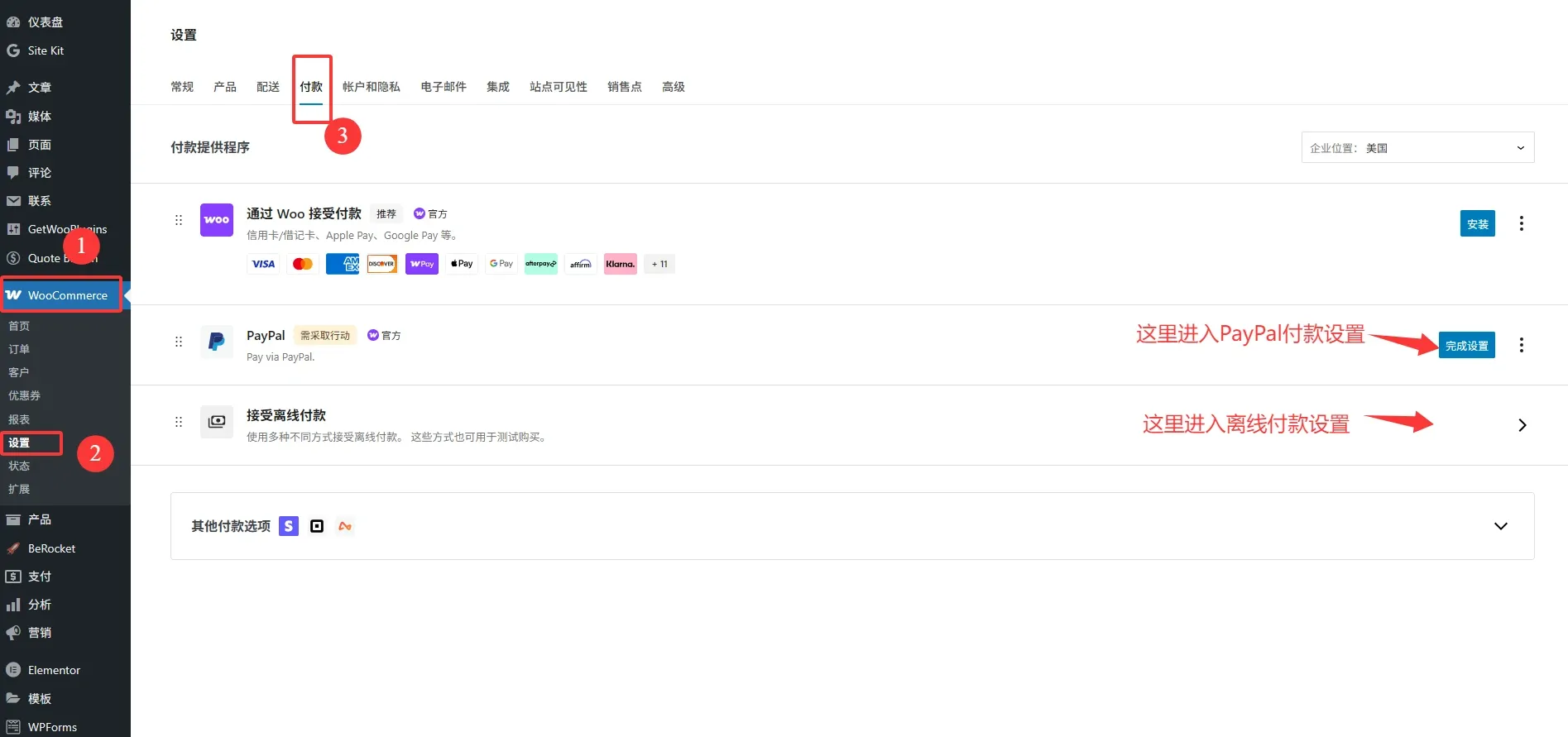 paypal付款本地支付方式