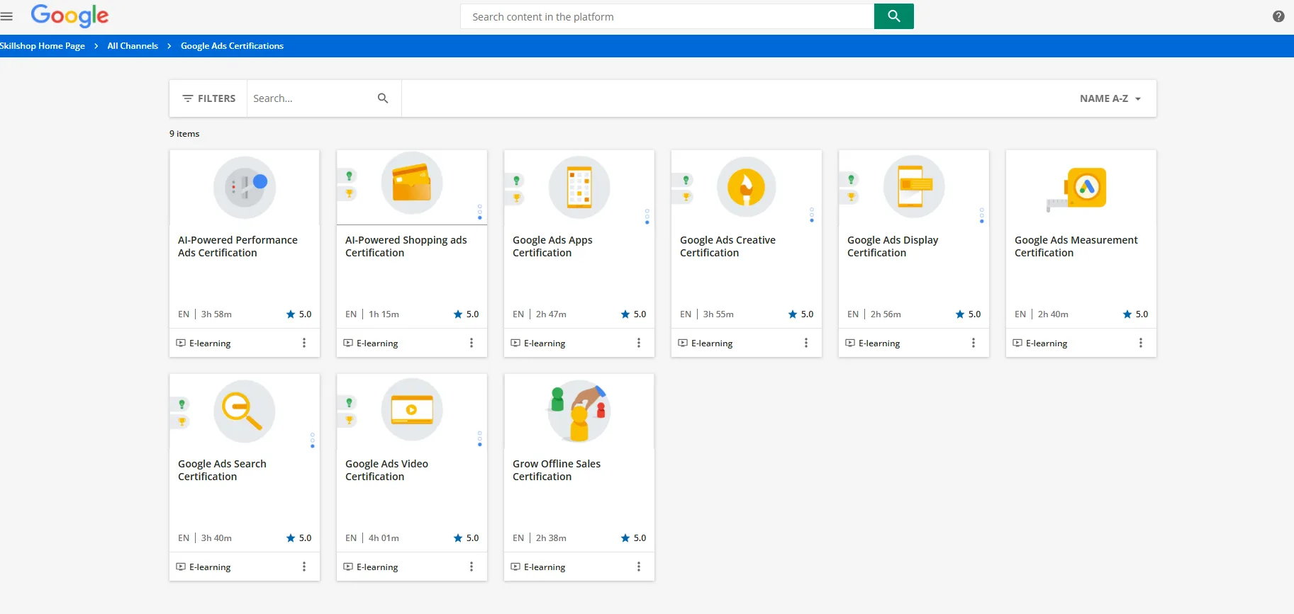 Google Ads认证